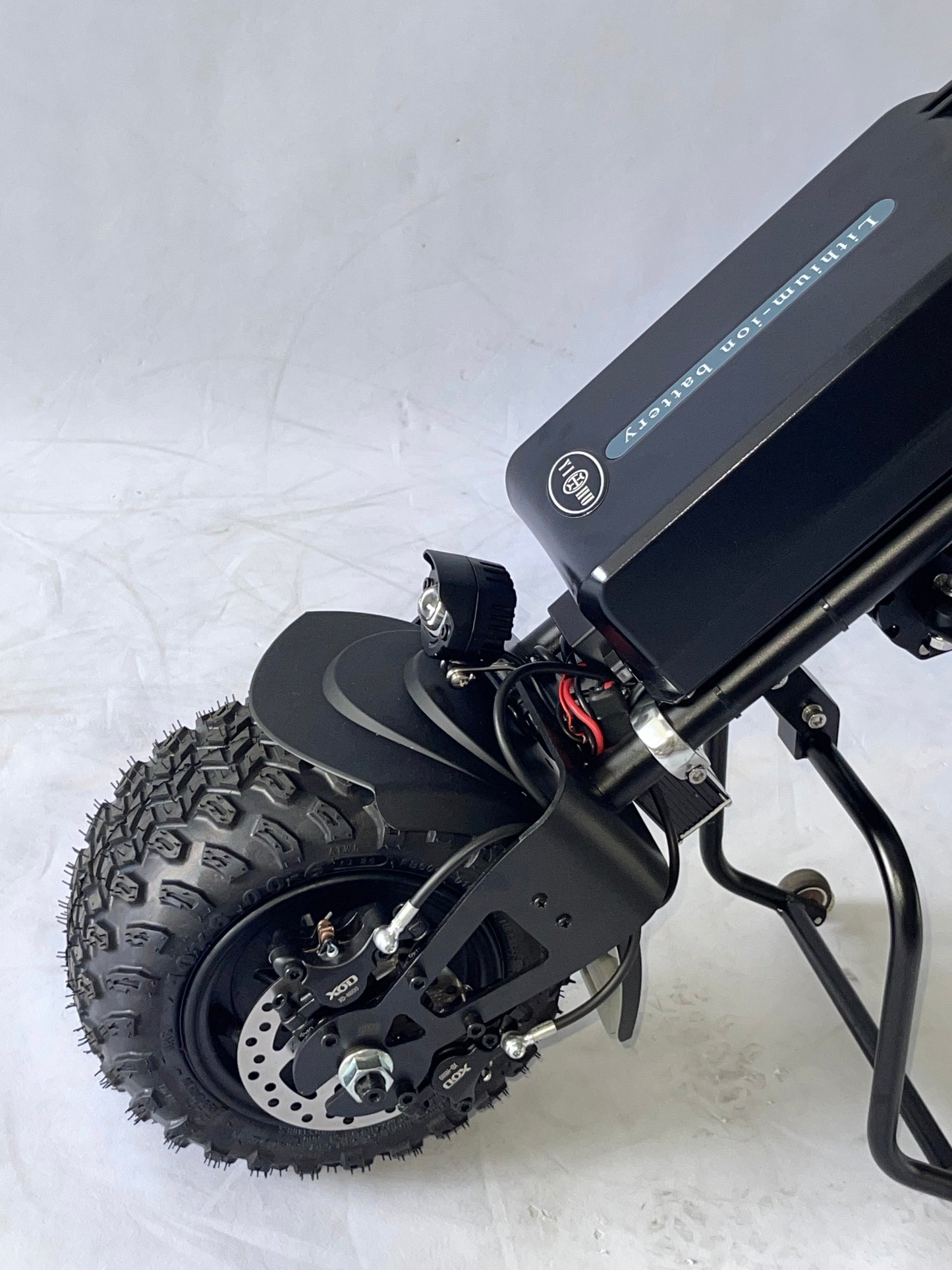 AW10 E-Fatbike aankoppelwiel 25cm/10inch voor Rolstoelen